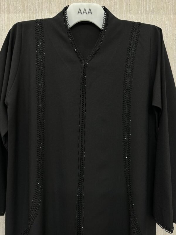Sleek Black Abaya